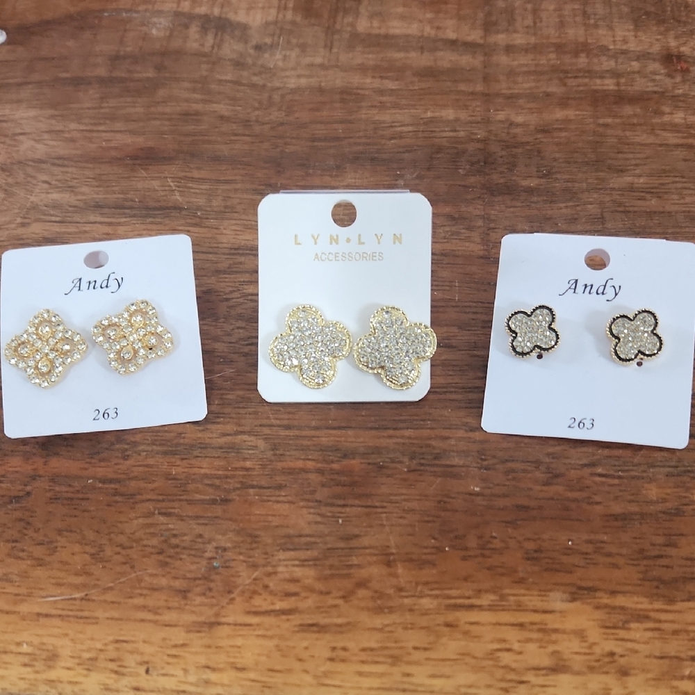 Fashion Jewelry Gold Earrings Set